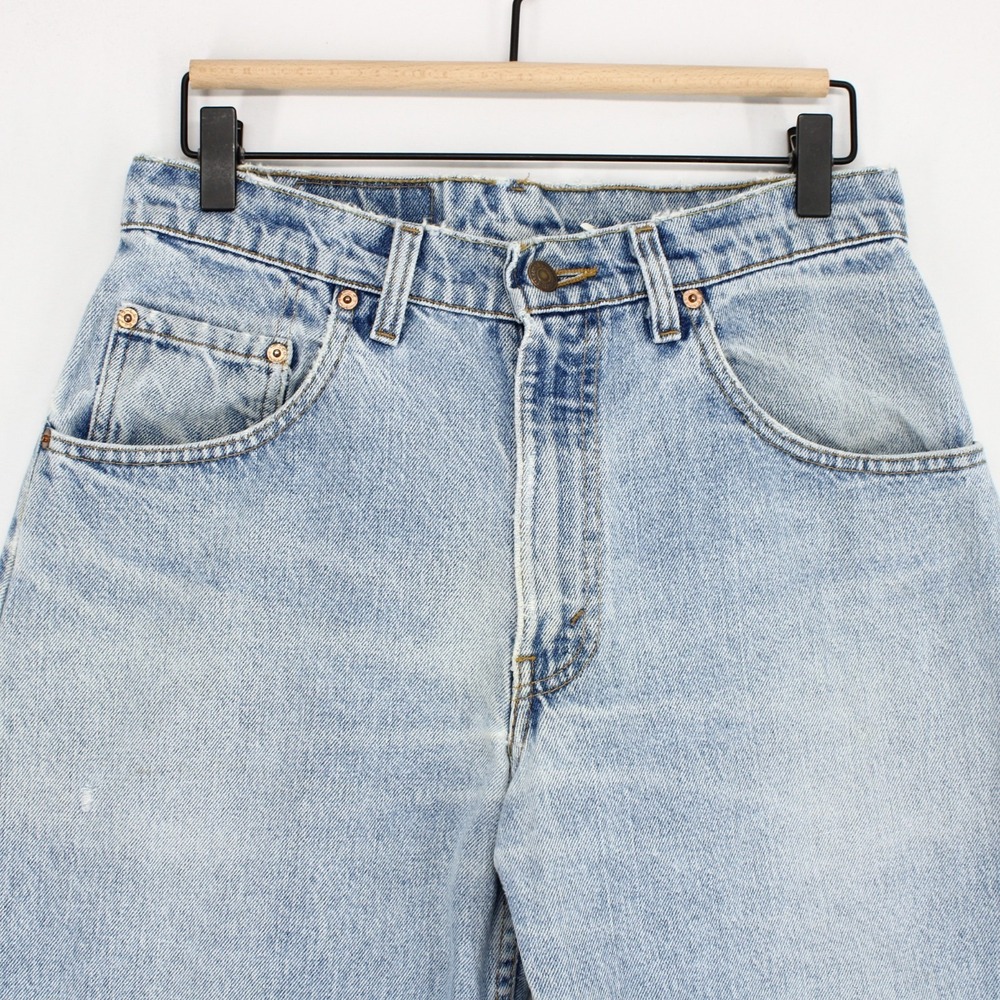 Vintage Levis 560 Jeans Mens 31x30 Blue Loose Fit Tapered Leg Light Wash USA 90s - Picture 2 of 13